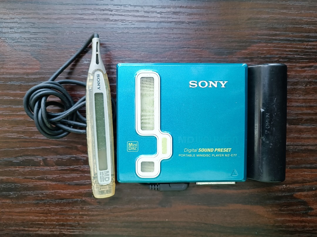 MD機Sony minidisc player MZ-E77, 音響器材, 音樂播放裝置MP3及CD