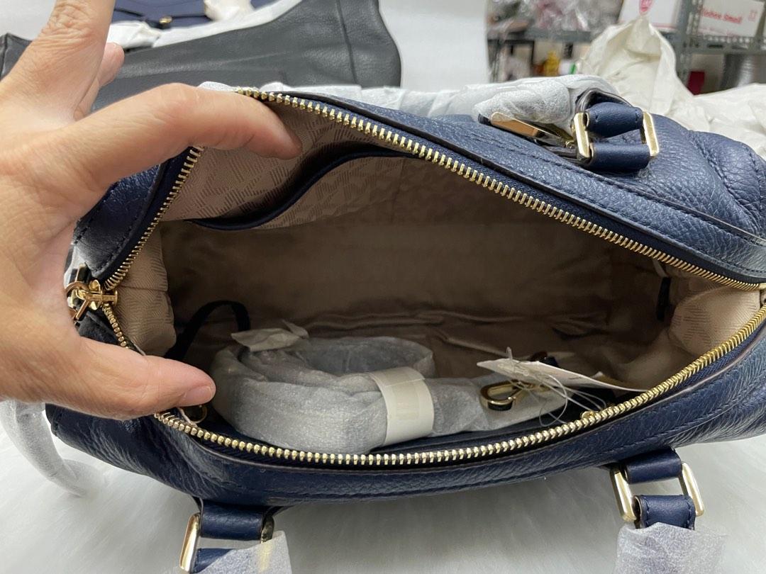 Michael Kors Julia Large Leather Satchel 30S6GJQS3L Navy