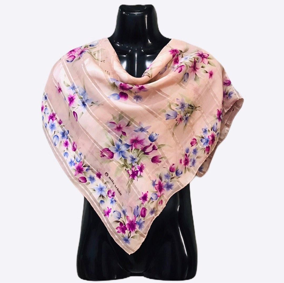 Mila Schon Vintage Scarf / Tudung Vintage, Women's Fashion, Watches u0026  Accessories, Scarves on Carousell
