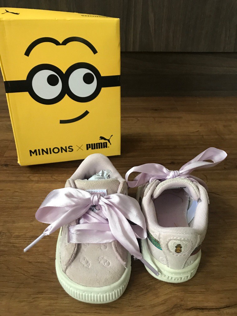 Minions SuedeHeartFluffy Infant Winsome Orchid Babies Kids