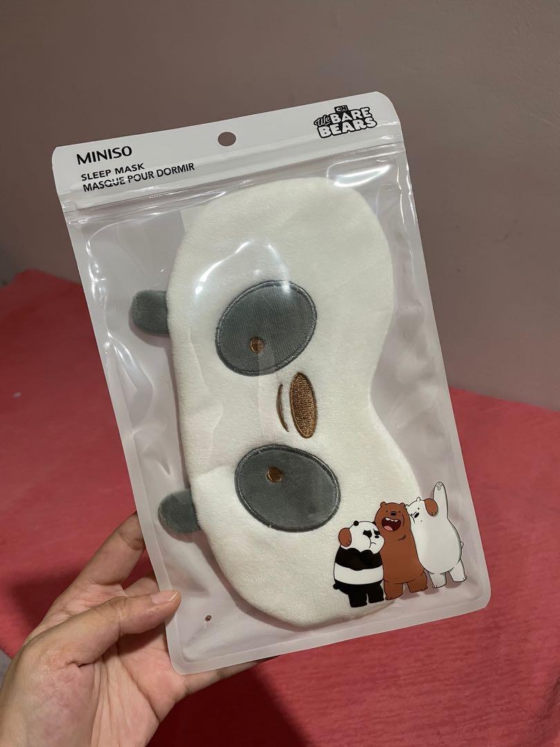 Miniso Eye Mask / Penutup Mata, Fesyen Wanita, Aksesoris di Carousell