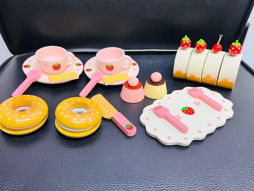 Mother garden wooden toys top