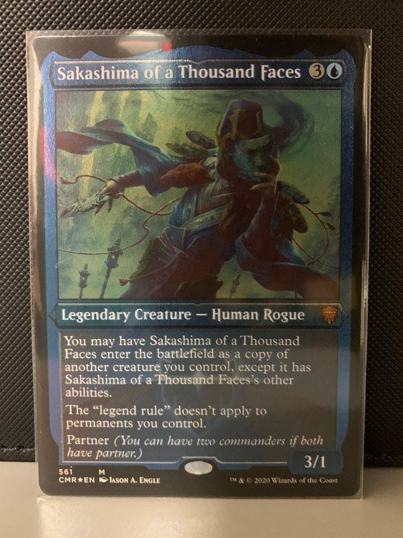 MTG Magic The Gathering CMR Sakashima of a Thousand Faces Foil Etched