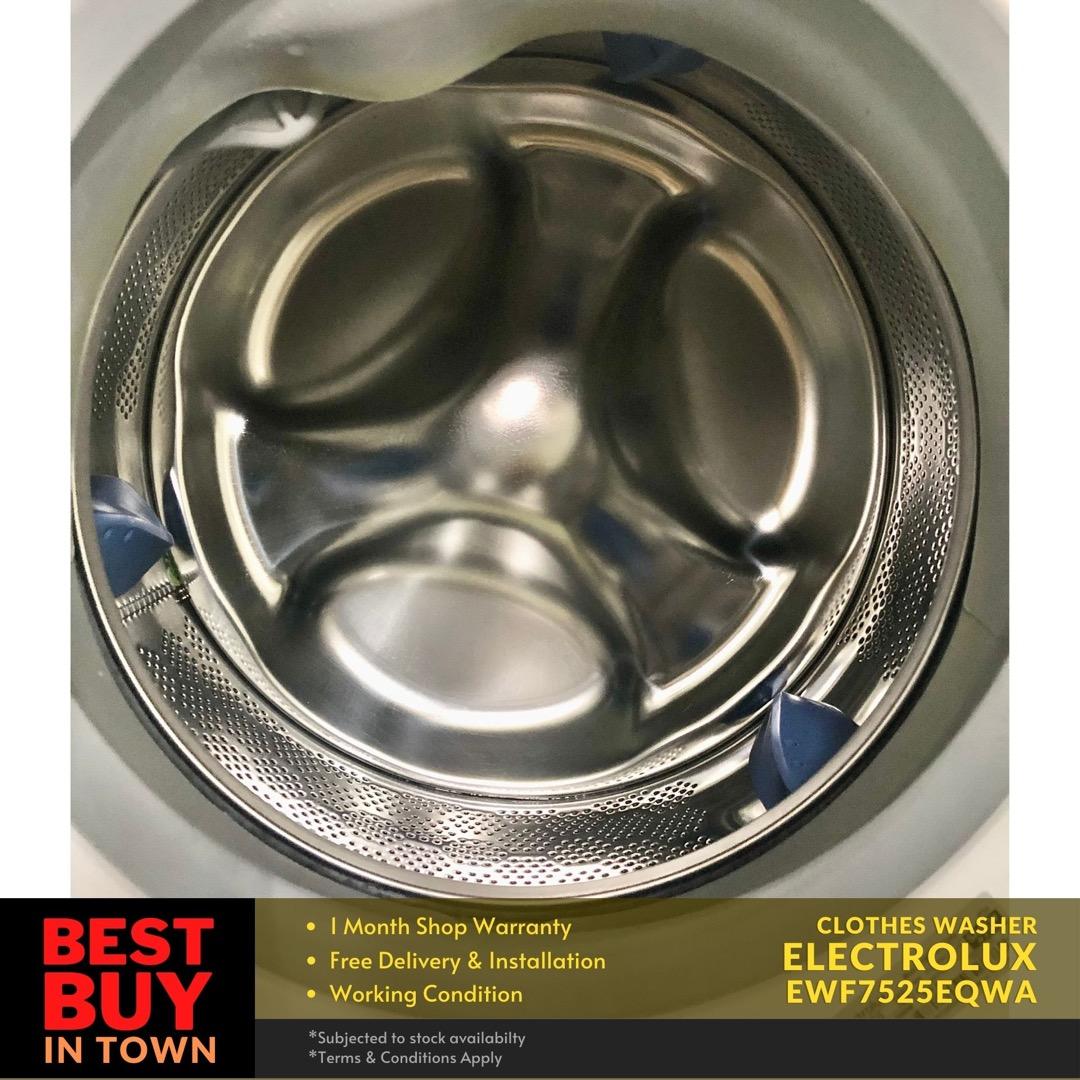 MUST BUY! ELECTROLUX 7.5KG FrontLoad Washing Machine EWF7525EQWA