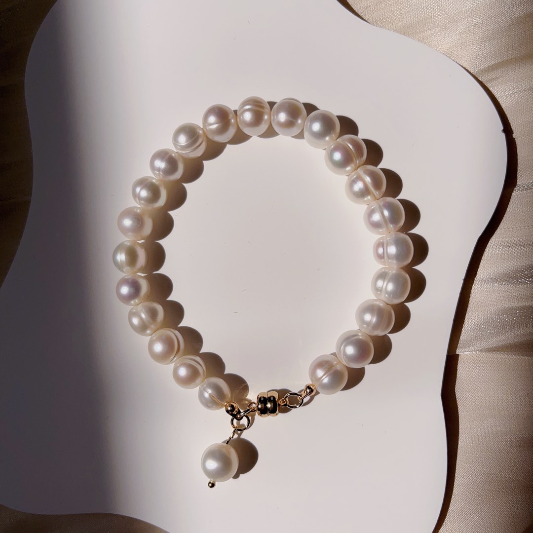 White pearl bracelet sale