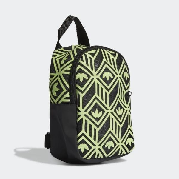 NEW ADIDAS GN3030 ADIDAS ORIGINALS MINI 3D GEOMETRIC BACKPACK SIGNAL GREEN