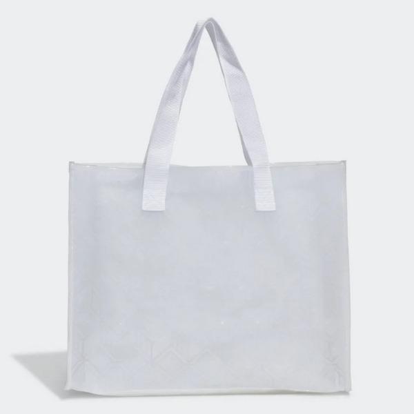 NEW ADIDAS GN3037 ADIDAS ORIGINALS 3D GEOMETRIC SHOPPER BAG TRANSPARENT