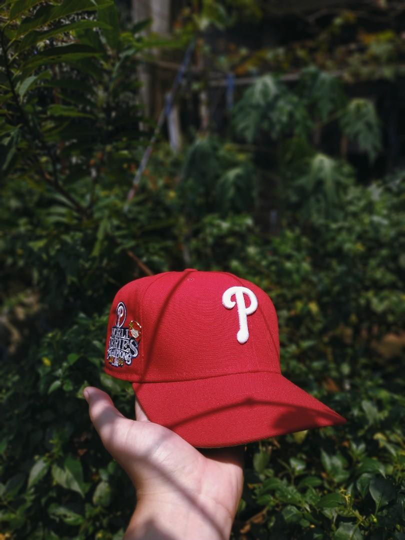 2022 MLB World Series Philadelphia Phillies Fitted Hat New Era 59FIFTY On  Field