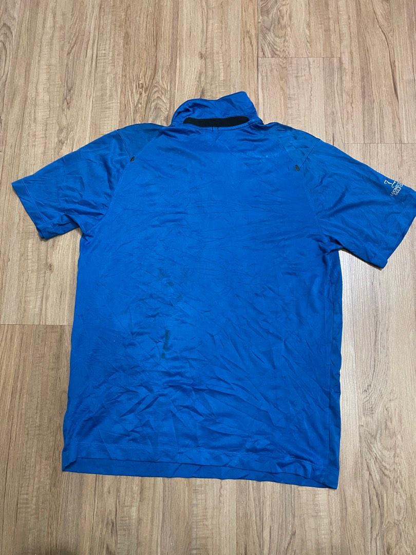 nike golf shirt without collar