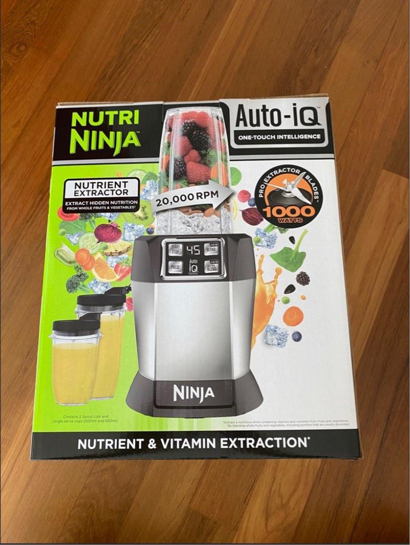 Ninja AutoIQ Blender BL480SM, TV & Home Appliances, Kitchen