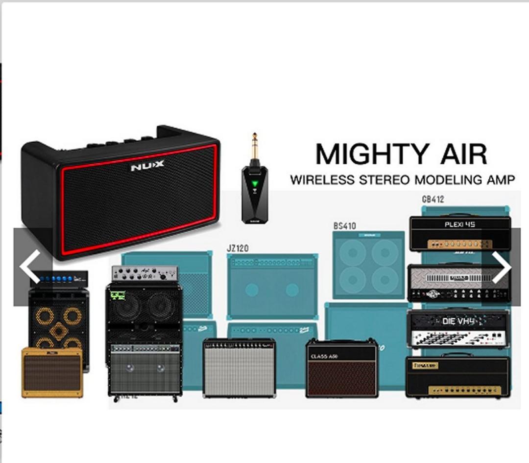 Musical　Modelling　And　Guitar　Amplifier　Hobbies　Toys,　Media,　on　Bass　Air　Bluetooth,　with　Carousell　Wireless　Music　Stereo　Mighty　Combo　Instruments　NUX　Electric