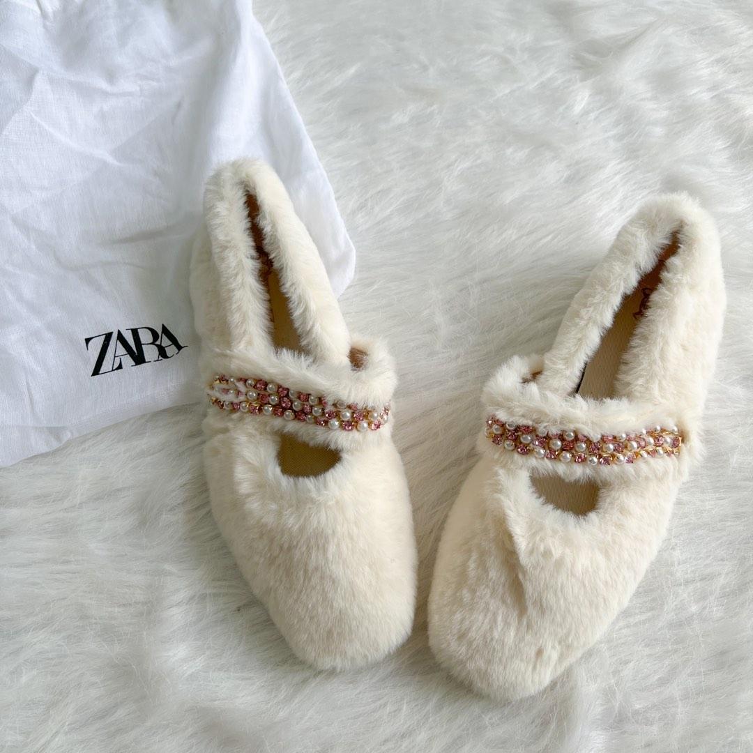 Fluffy deals slippers zara