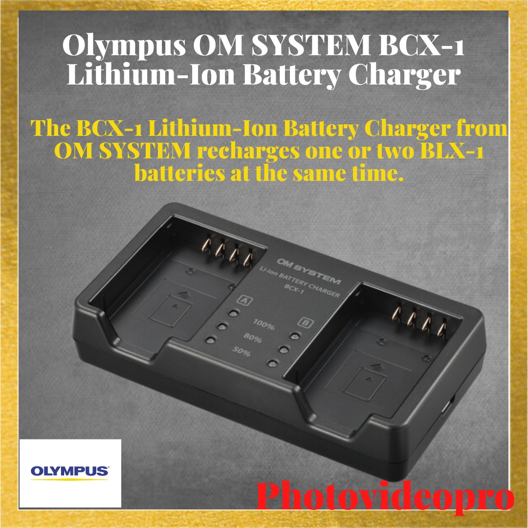 OM SYSTEM BCX-1 バッテリー充電器 BCX1 - カメラ・ビデオカメラ・光学 ...