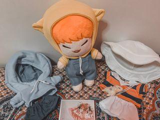 [RUSH!] Orange Hoshi Doll with 3 Set of Clothes