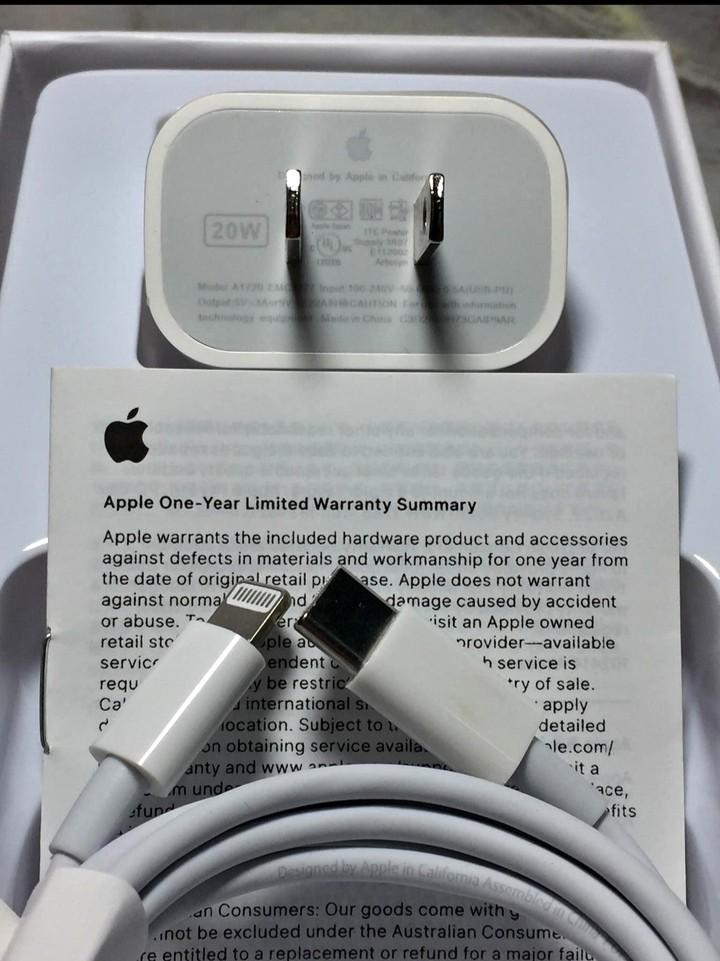 ORIGINAL 💯 CHARGER I PHONE 12 PRO MAX (20WATTS) FAST CHARGER FOR ANY