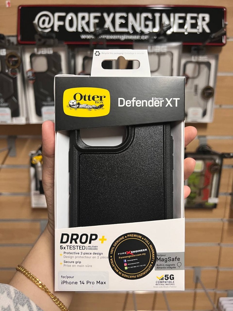 Otterbox Defender Pro XT for iPhone 14 Pro Max Black (Barcode