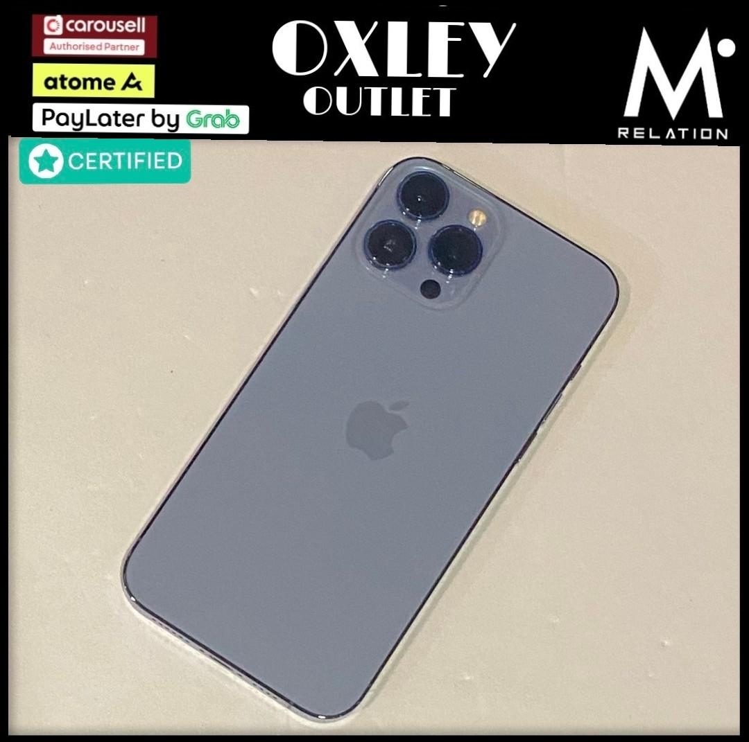 {OX} Iphone 13 pro max 128gb blue 92 battery health 3057, Mobile
