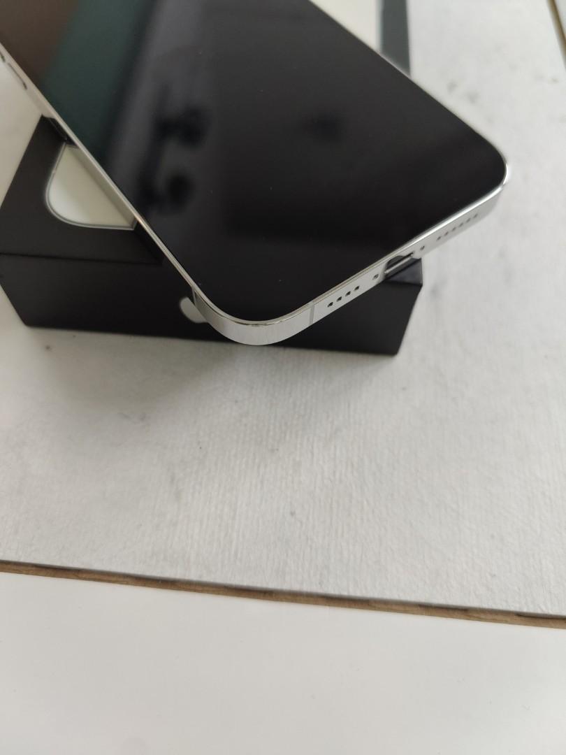 {OX} IPHONE 13 PRO MAX 256GB SILVER 91 battery health 3055, Mobile