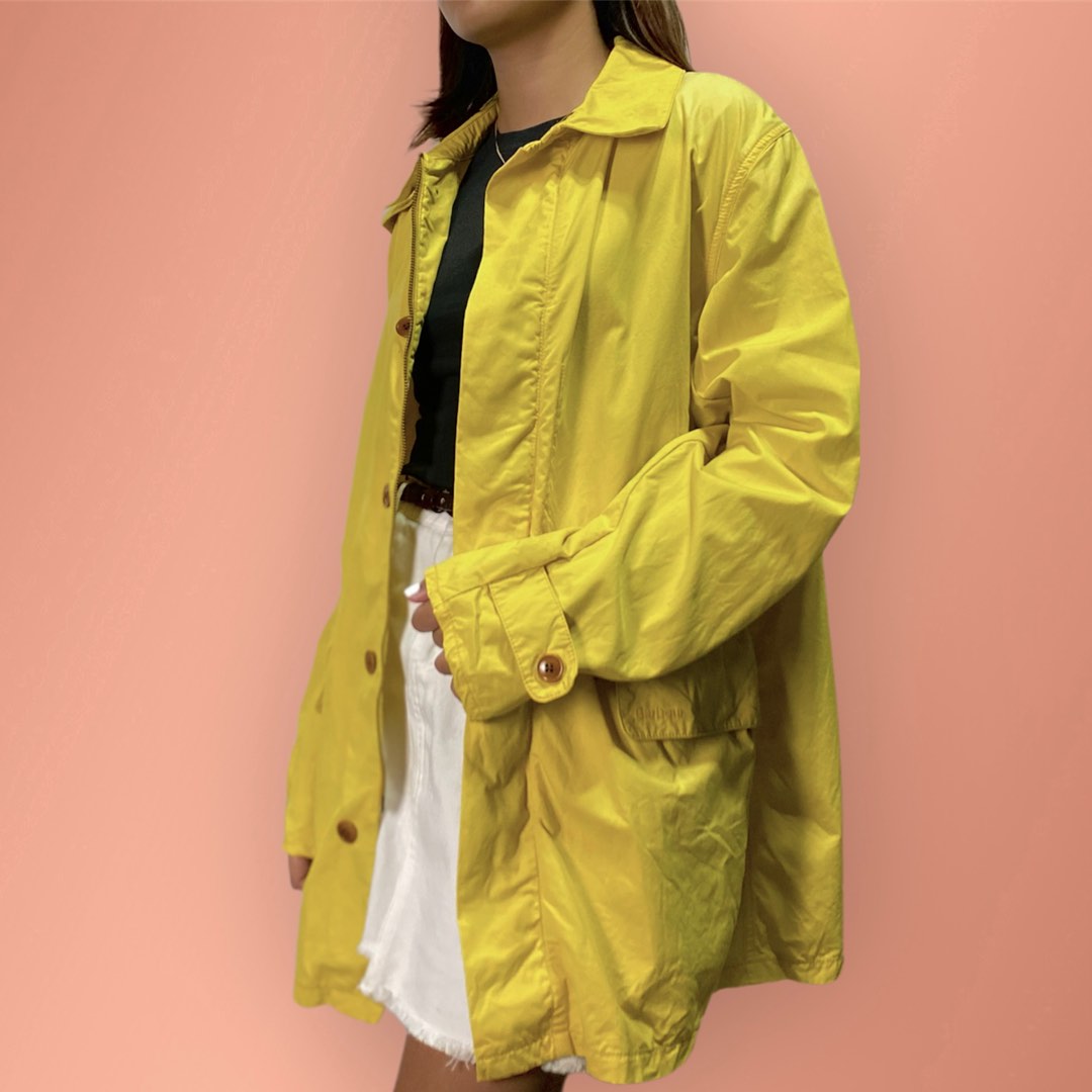 Barbour Parka jacket mustard yellow, Women's Fashion, Coats, Jackets