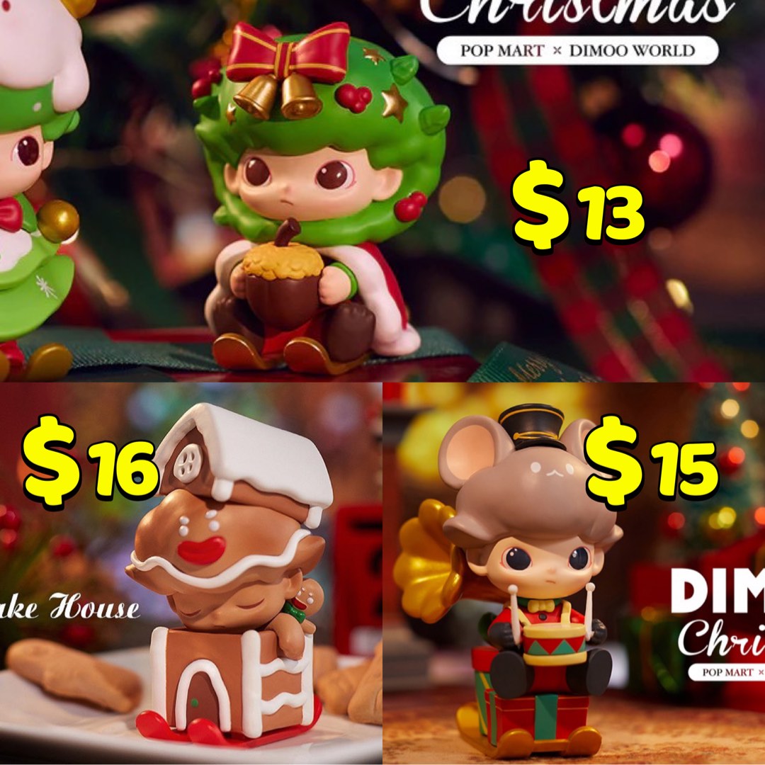 Popmart Dimoo Christmas 2020, Hobbies & Toys, Toys & Games on Carousell