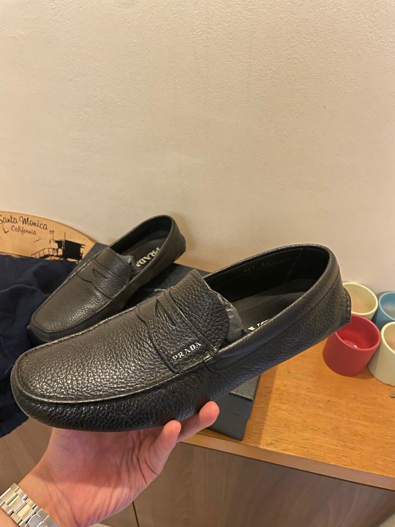 Prada loafers driving shoes men size , Men's Fashion, Footwear, Casual  Shoes on Carousell