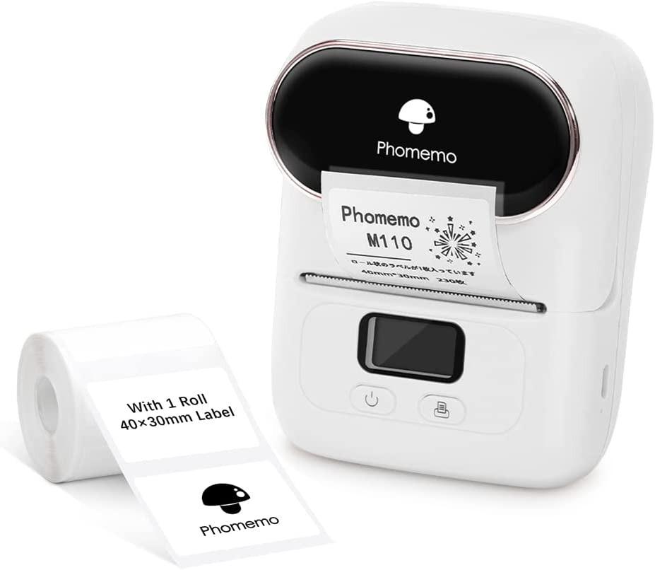 Printer and charger only) Phomemo-M110 Label Printer-Handheld ...