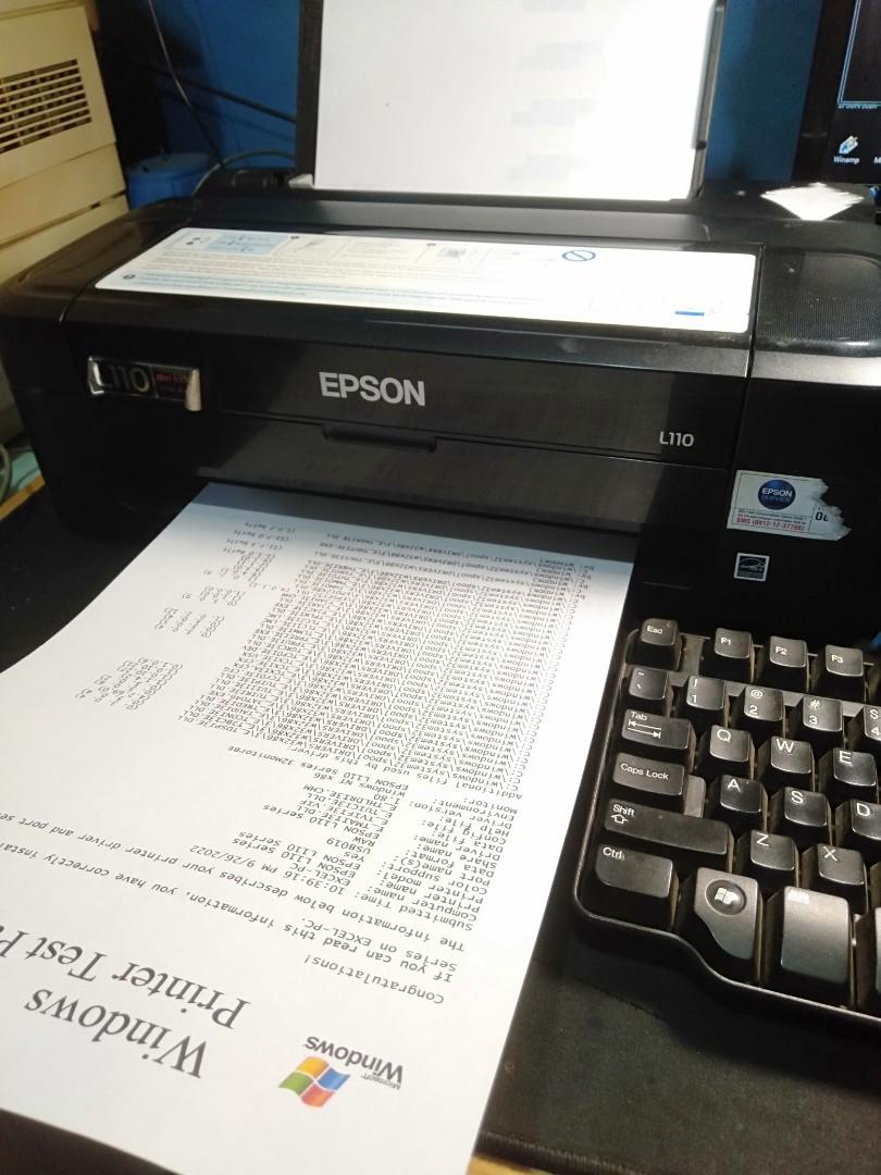 Printer Epson L110 Normal Terawat Elektronik Komputer Lainnya Di Carousell 7748