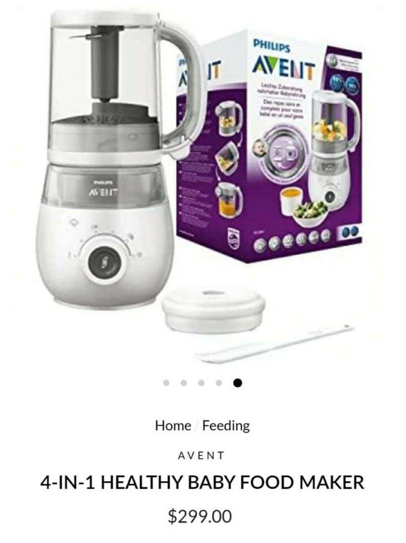 [RP299] Used For 8 Months Philips Avent Baby Food Maker, Babies & Kids
