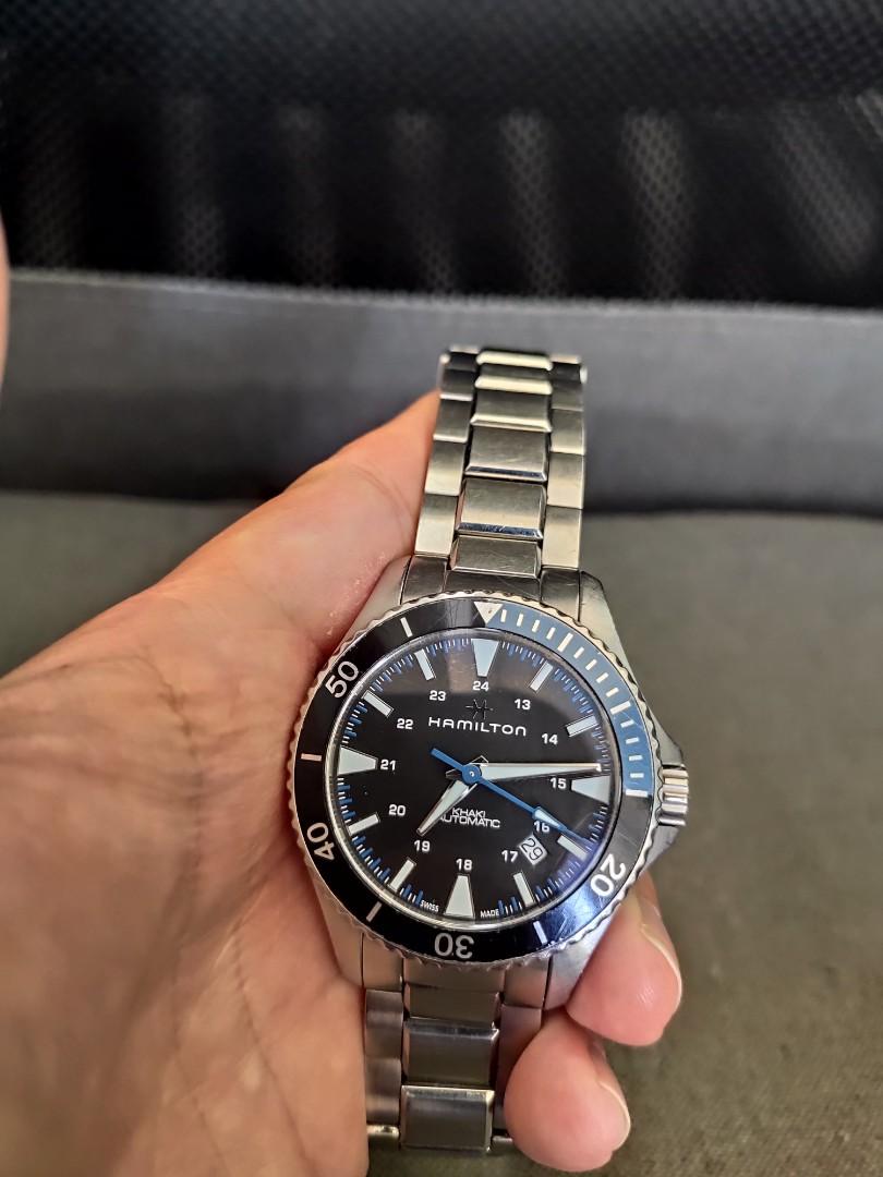 Hamilton khaki top navy scuba batman
