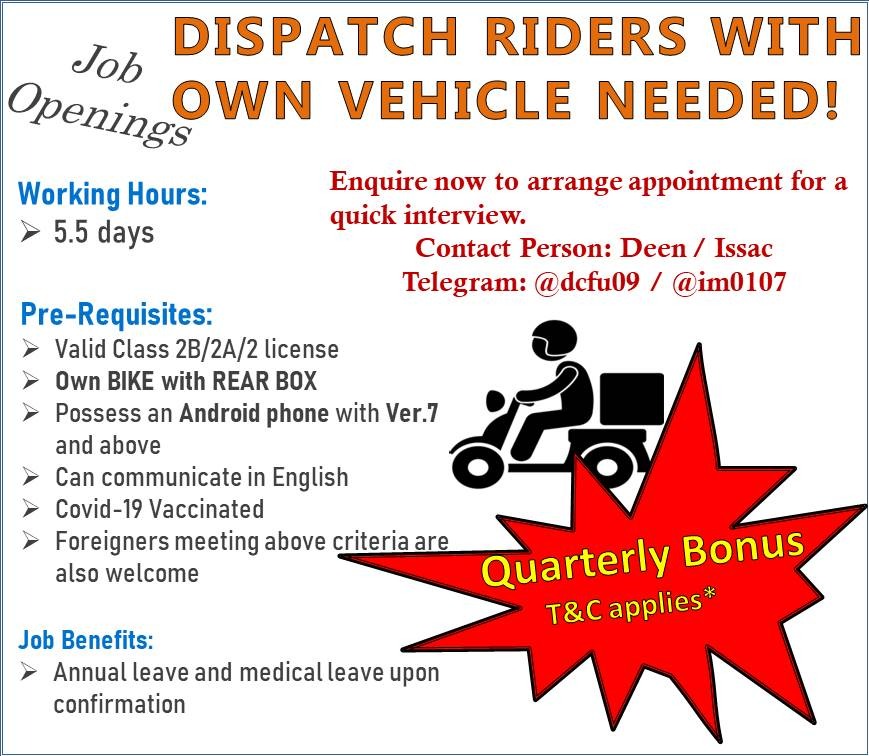 Riders needed!, Home Services, Movers & Delivery, Courier & Parcel ...