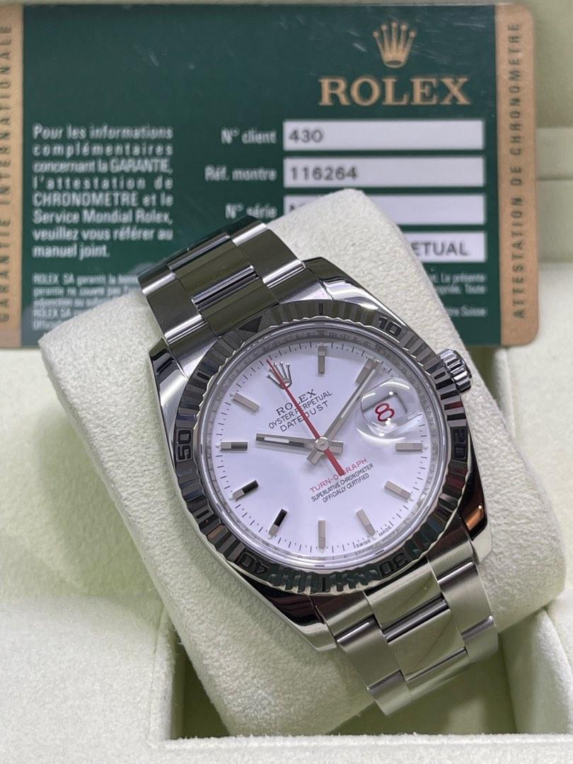 Rolex datejust red outlet second hand