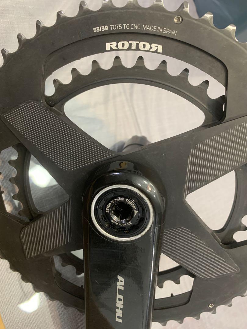 【ほぼ未使用】ROTOR Aldhu Carbonクランク 170mm