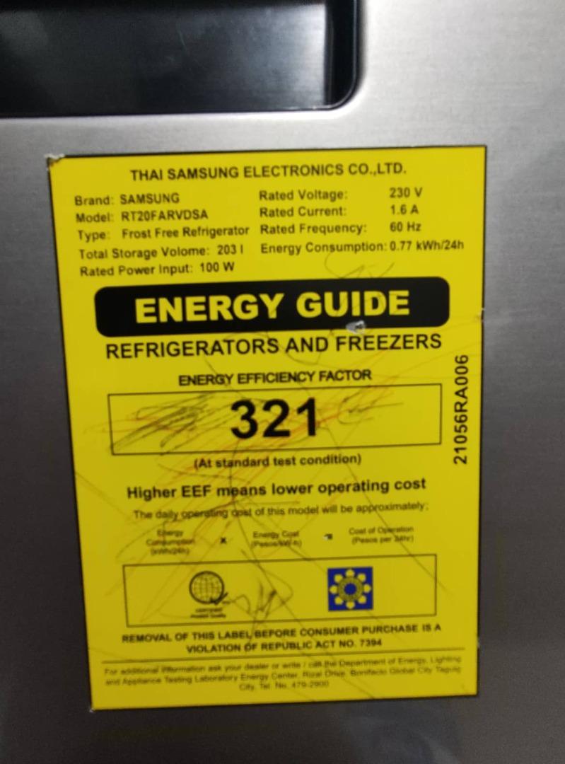 Samsung No Frost Refrigerator, TV & Home Appliances, Kitchen Appliances