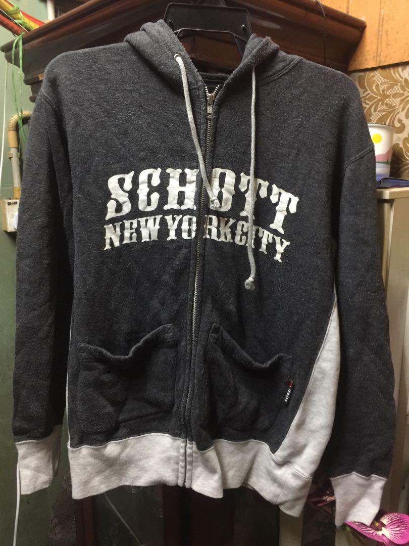 Schott NYC Hoodie Men s Fashion Tops Sets Hoodies on Carousell