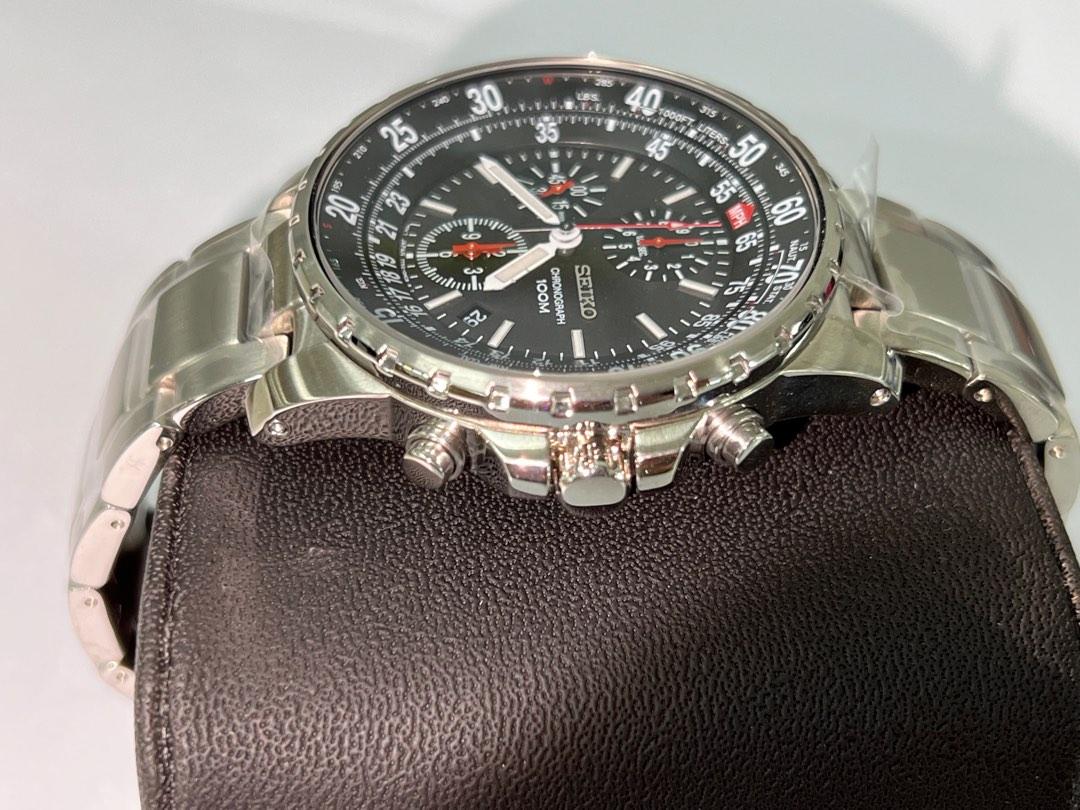 SEIKO CRITERIA Male Chronograph Quartz Watch, 名牌, 手錶- Carousell