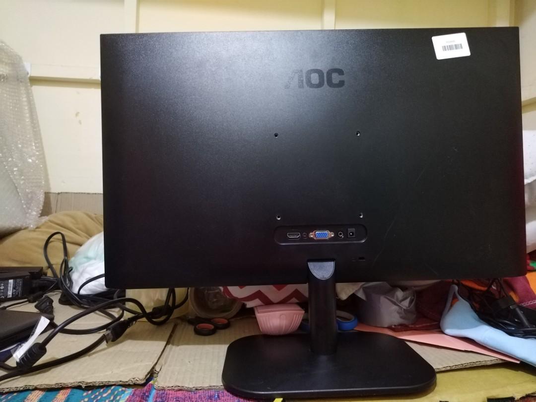 Selling 24inches frameless IPS AOC Computer monitor HDMI 1080p Audio ...