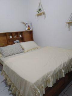 Seprei set quilt cover ruffle Ala2 Korea