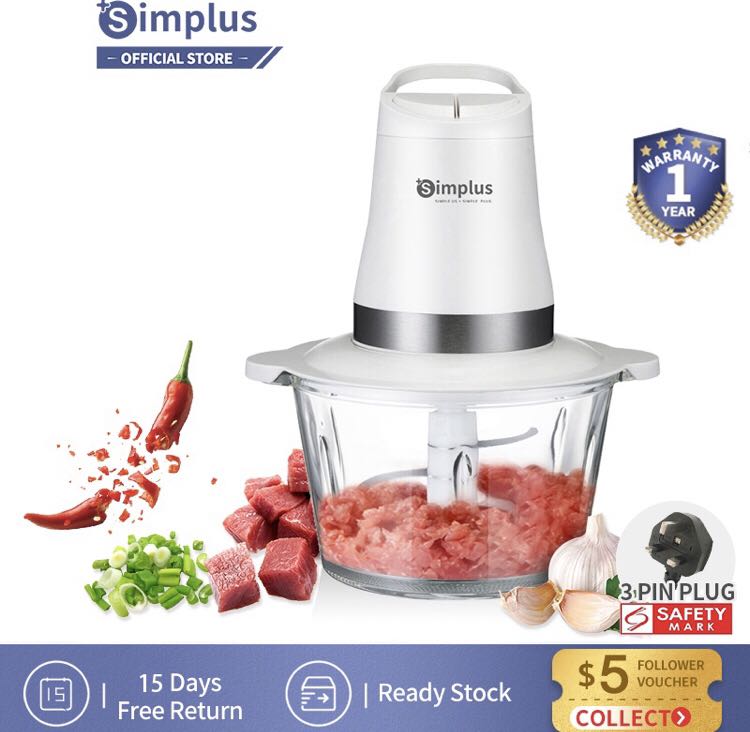 Simplus Food Processor Grinder, TV & Home Appliances, Kitchen