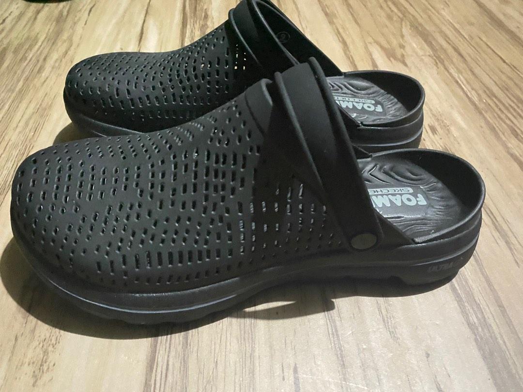 skechers foamies crocs sandals, Men's Fashion, Footwear, Slippers ...