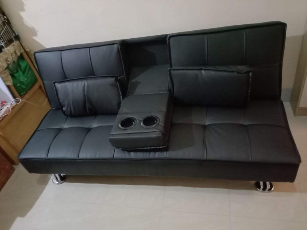 Sofa Bed With Cup holder, Furniture & Home Living, Furniture, Sofas on
