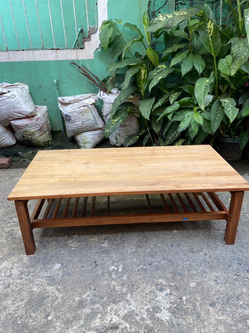 Solid Wood Center Table, Furniture & Home Living, Furniture, Tables