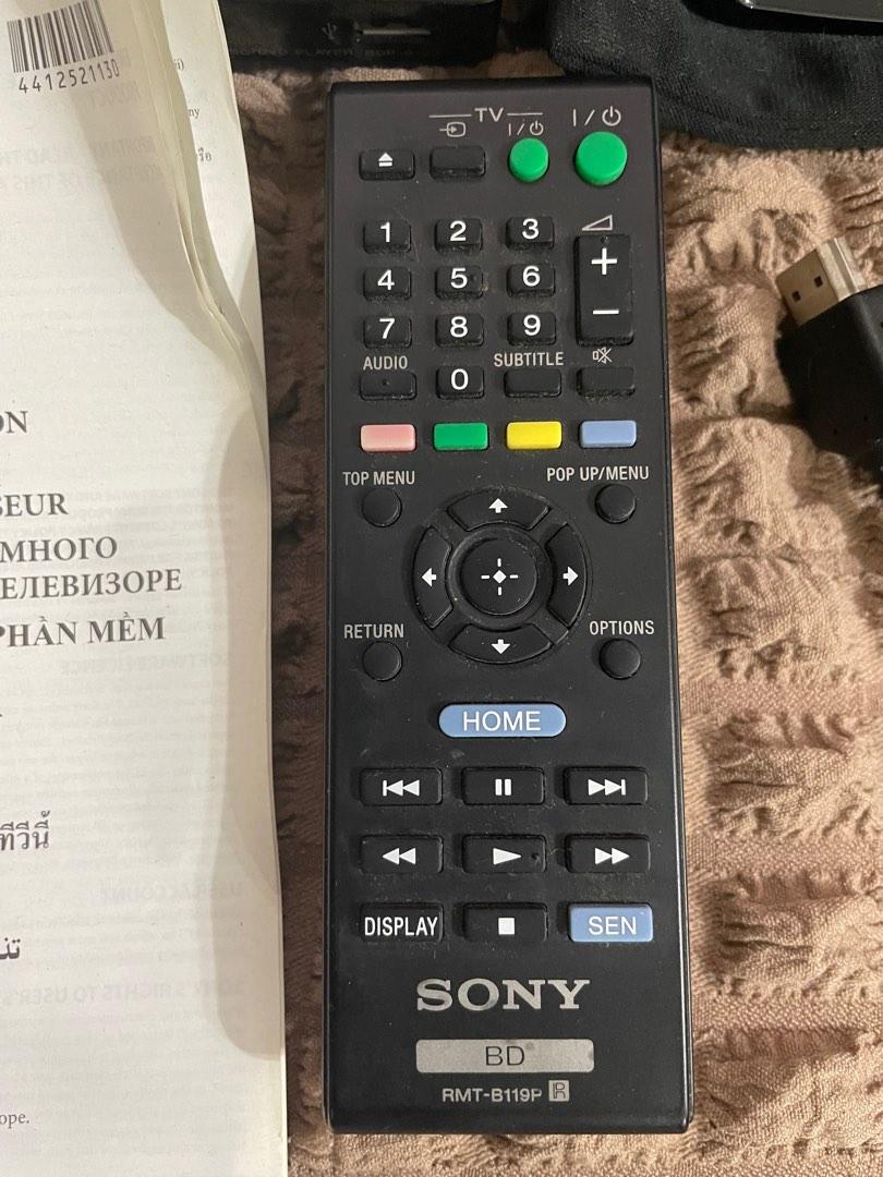 Sony blue ray disc/DVD player set) with 2 blue Ray shade and