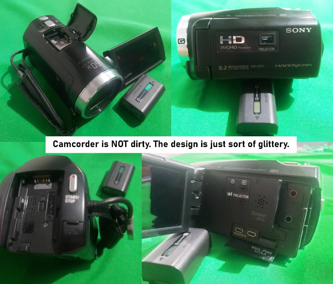 Sony Video Camera w/ Builtin Projector + Accessories, Photography