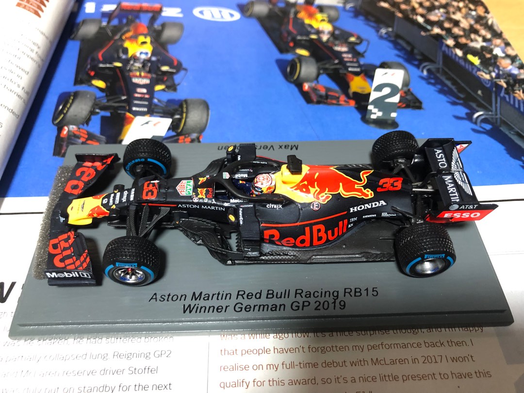 Spark 1:43 F1 Red Bull RB15 Max Verstappen 2019 Germany GP, 興趣及