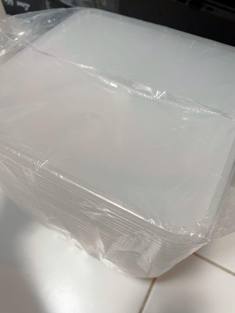 Square tub with lid, Furniture & Home Living, Kitchenware & Tableware