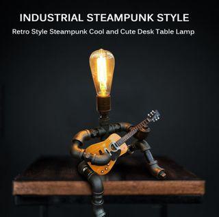 Steampunk Pipe/ Vintage Light / Desktop Lamp/ Reto/ Edison Lamp/ Industrial Lamp/ Nordic Style/ Chandelier/ Pin Light /Unique/ Antique Lamps 