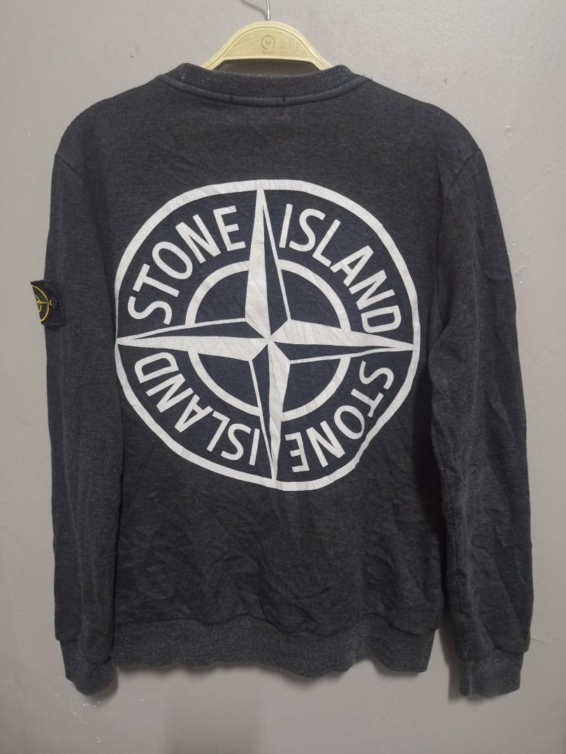 Stone island sweatshirt big logo outlet