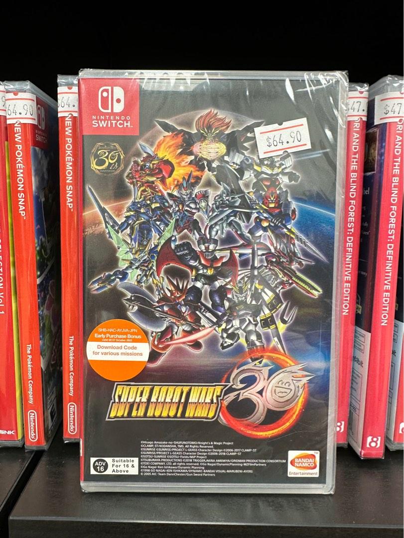 Super Robot Wars 30 Nintendo Switch Game, Video Gaming, Video Games