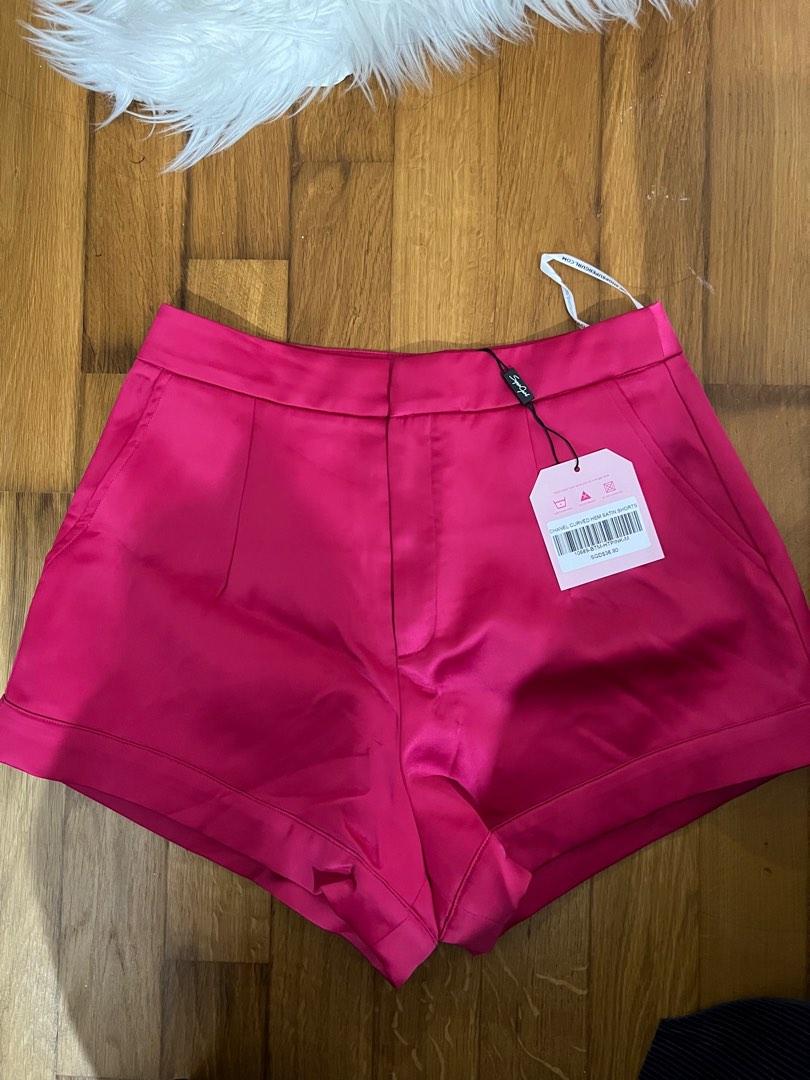 Preowned Chanel Pink Cotton Shorts  ModeSens