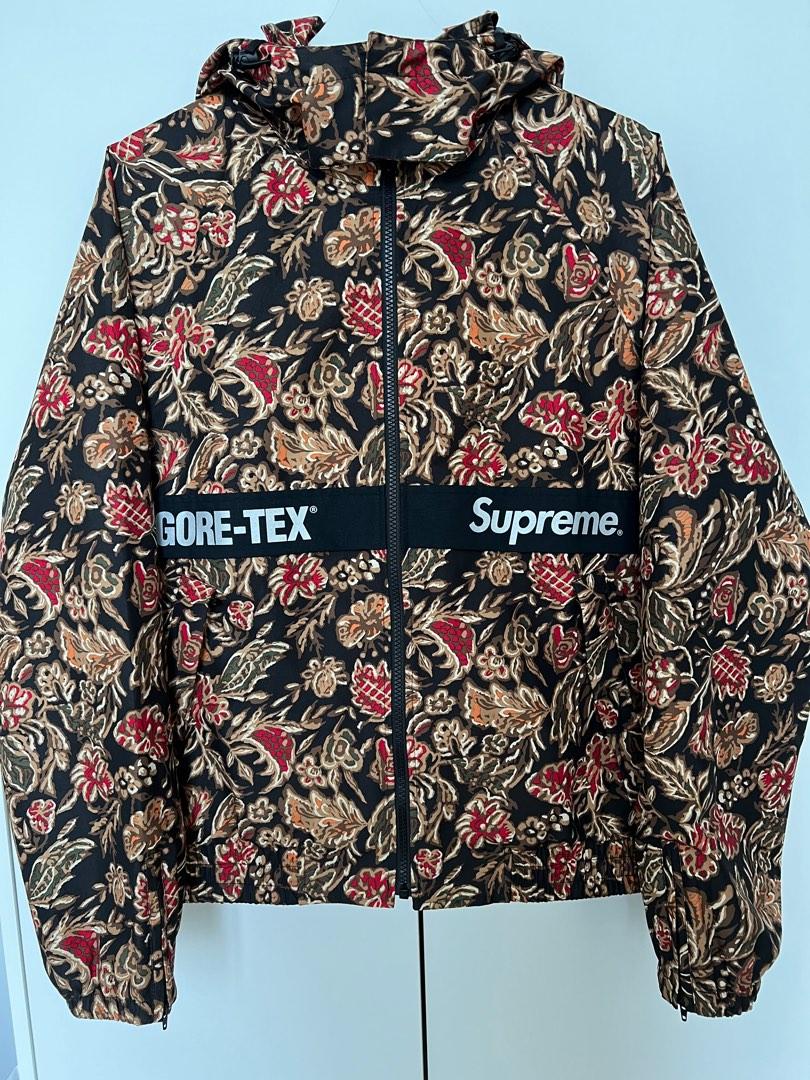 窪塚著用)Supreme 18 AW Flower Print Gore-tex Jacket (Size M), 男裝 